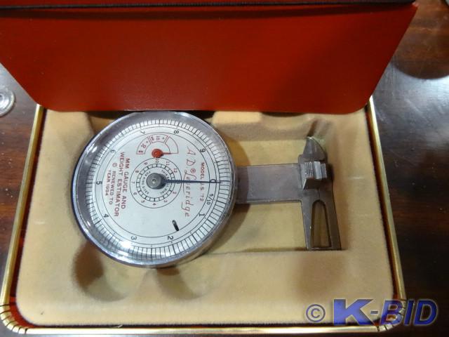 lot 203 image: AD leveridge model US72 MM gauge an...