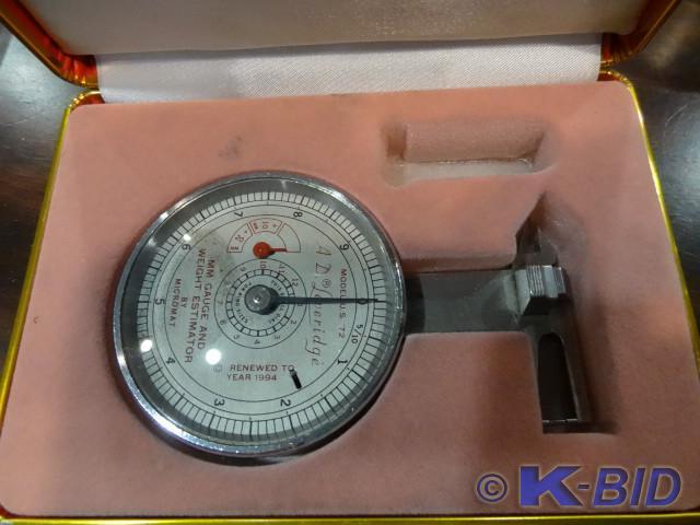 lot 204 image: AD leveridge model US72 MM gauge an...