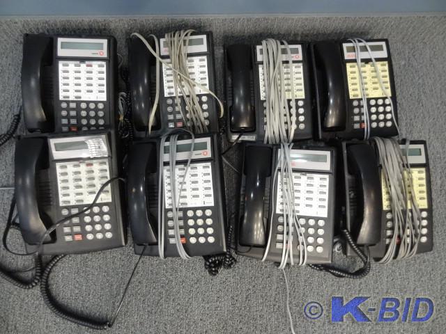 lot 217 image: 8 Lucent Avaya phones. Comes with A...