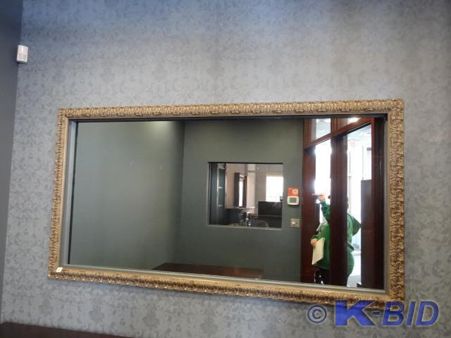 lot 60 image: Decorative wood frame. No glass. 77...