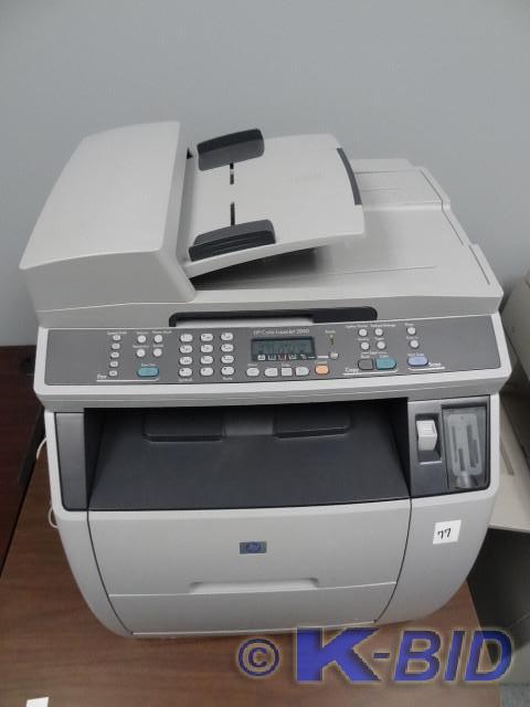 lot 77 image: HP color laser jet 2840. Copy scan ...