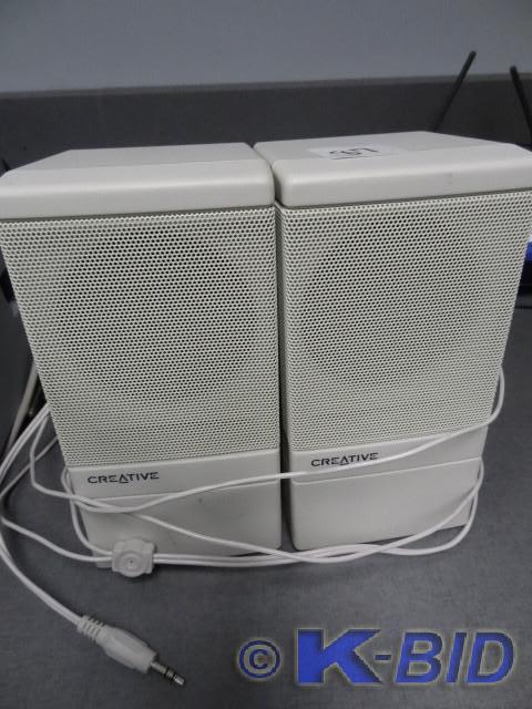 lot 87 image: Creative computer speakers