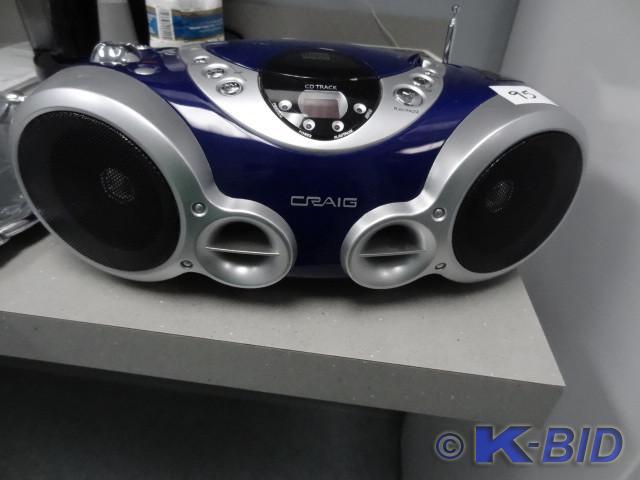 lot 95 image: Craig CD AM FM stereo player
