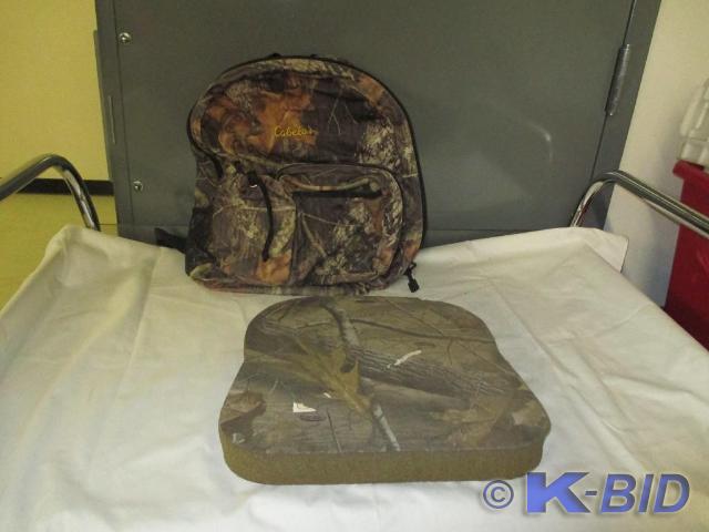 Cabelas back pack and seat cushion&...