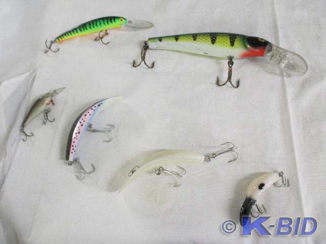 6 fishing lures