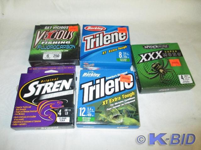 2 Trilene fishing line 1 - 8 lb and...