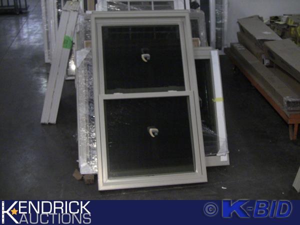 lot 110 image: 3 Lindsay Vinyl Framed Double Hung Windows