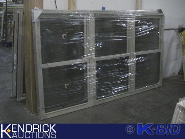 lot 138 image: 1 Lindsay Vinyl Framed Triple Double Hung Window