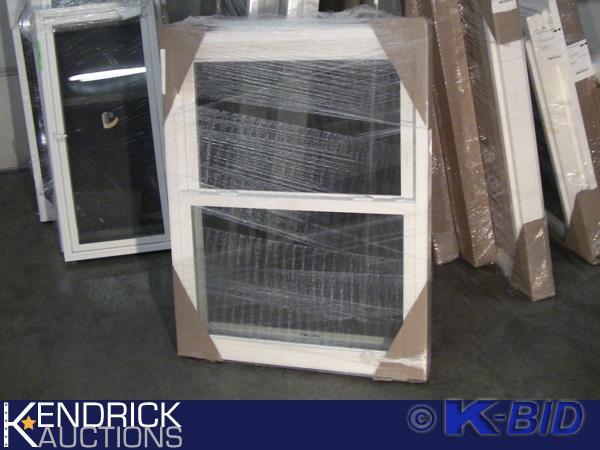 lot 143 image: 1 Lindsay Vinyl Framed Double Hung Window