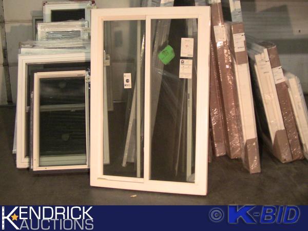 lot 153 image: 1 Great Lakes Vinyl Framed Slider Window
