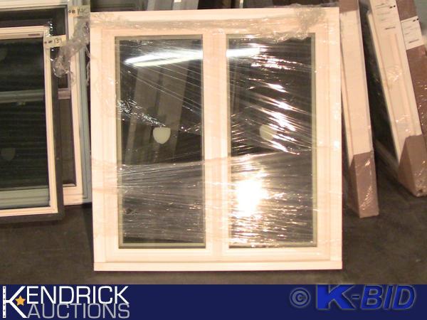 lot 158 image: 1 Lindsay Vinyl Framed Double Casement Window