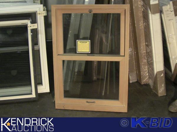 lot 161 image: 1 Milgard Vinyl Framed Double Hung Window