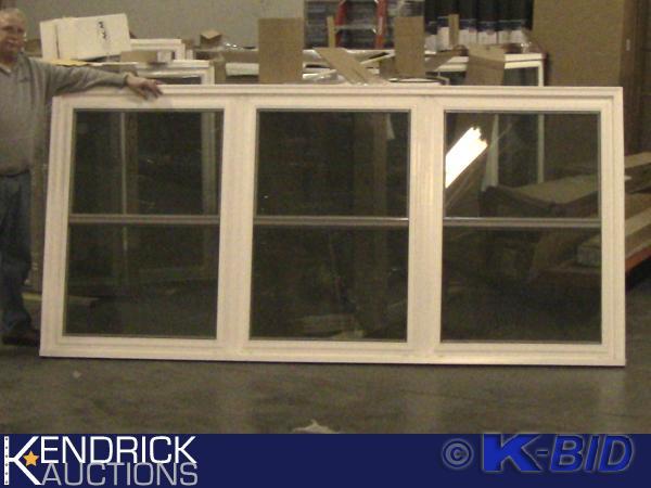 lot 193 image: 1 Lindsay Vinyl Framed Triple Double Hung Window