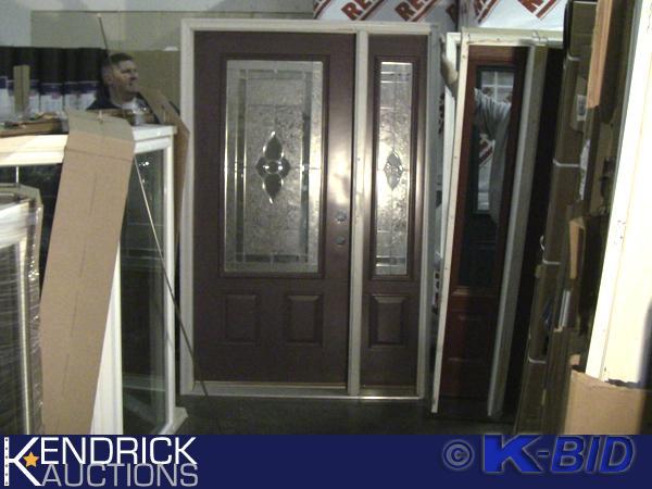 lot 197 image: 1 ProVia Left hand Swing Entry Door With Right Side Light