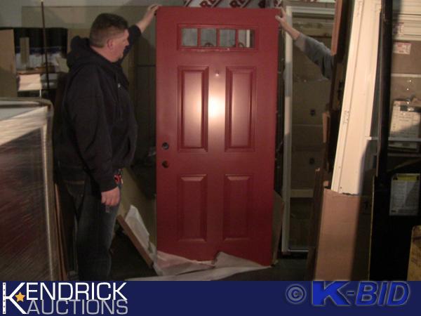 lot 204 image: 1 Red Donlin Door Slab