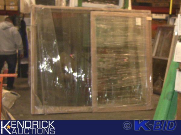lot 212 image: 1 Lindsay Vinyl Left Handed (from outside view) Sliding Patio Door and Screen