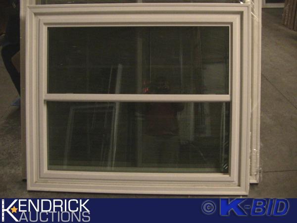 lot 22 image: 1 Lindsay Vinyl Framed Double Hung Window