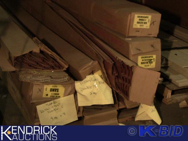 lot 220 image: 2 Pallets of Double 4 Siding with J Channels, Corner Posts, and Finish Trim