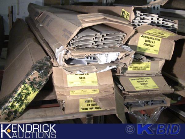 lot 226 image: 3 Pallets of 12, and 16 Vinyl Siding