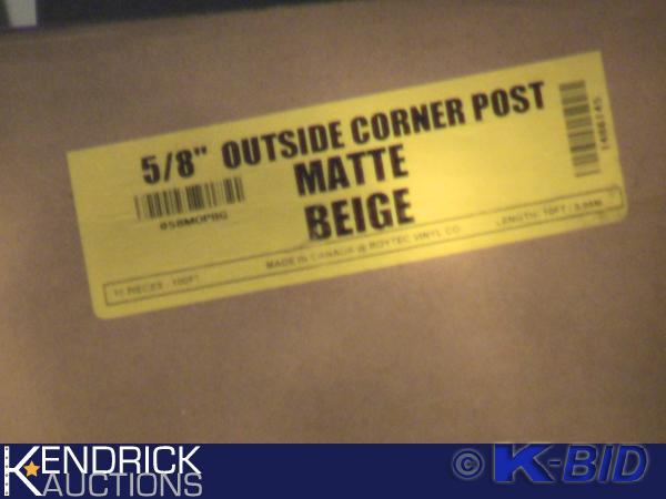 lot 237 image: Approximately 60 Beige 10 Corner Posts