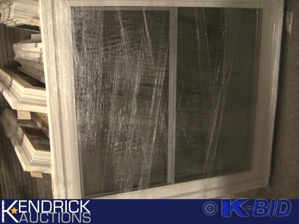 lot 24 image: 1 Lindsay Vinyl Framed Double Hung Window