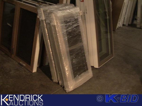 lot 52 image: 3 Lindsay Vinyl Framed Double Hung Windows