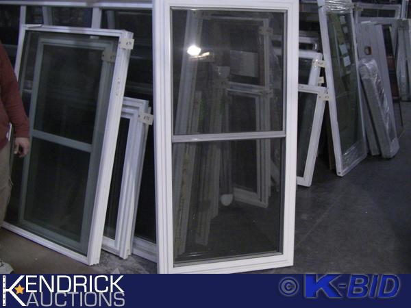 lot 80 image: 1 Lindsay Vinyl Framed Double Hung Window