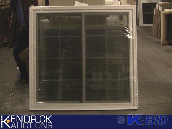 lot 9 image: 1 Lindsay Vinyl Framed Slider Window with Grid