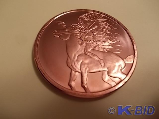 1-Ounce Copper Round .999 Fine