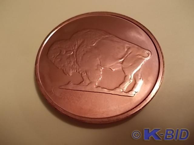 1-Ounce Copper Round .999 Fine