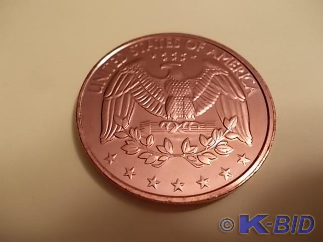 1-Ounce Copper Round .999 Fine