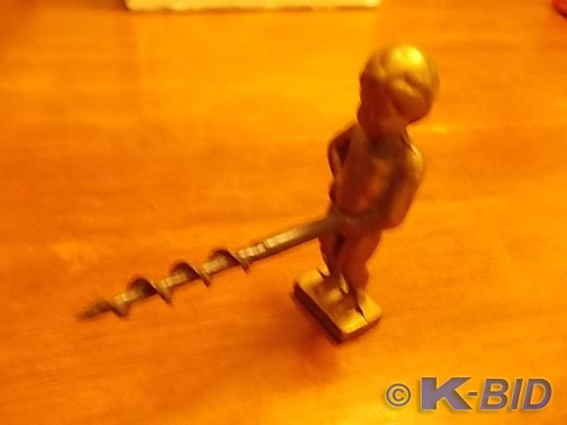 Unique Brass Or Bronze Cork Screw