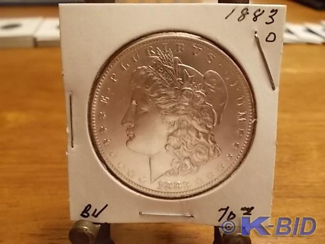 1883 O Morgan Dollar BU