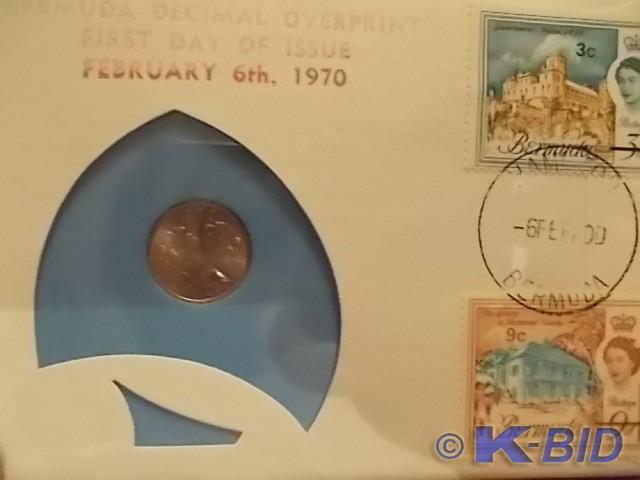 1970 Bermuda First Day Issue .10 Ce...