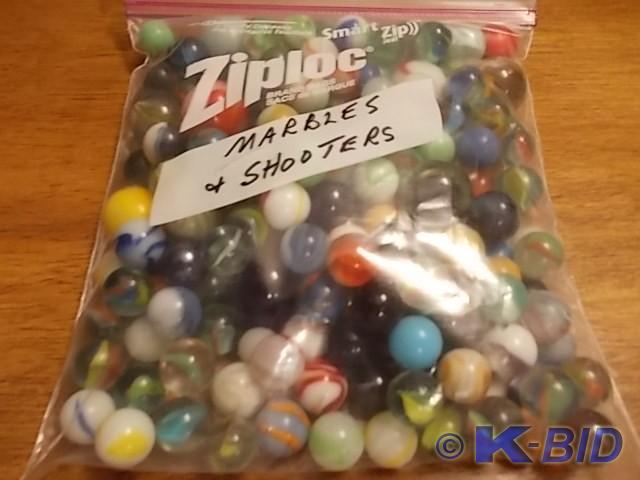 Large Bag FULL Of Assorted Marbles ...