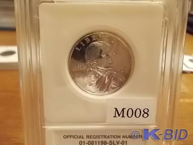2007 Sacagawea Dollar .999 Fine Sil...