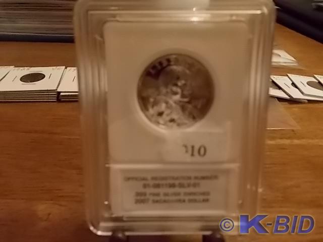 2007 Sacagawea Dollar .999 Fine Sil...