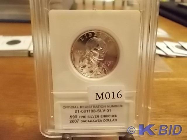 2007 Sacagawea Dollar .999 Fine Sil...