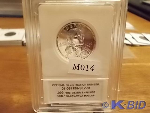 2007 Sacagawea Dollar .999 Fine Sil...