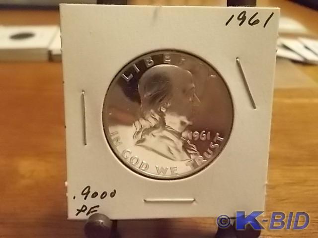 1961 Franklin Half Dollar Proof