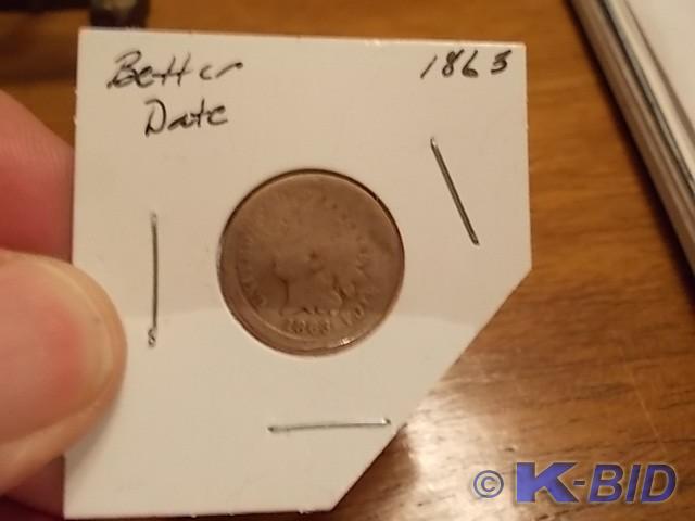 1863 Indian Head Cent