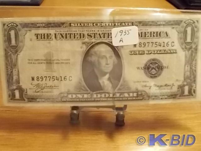 US Silver Certificate 1935 A