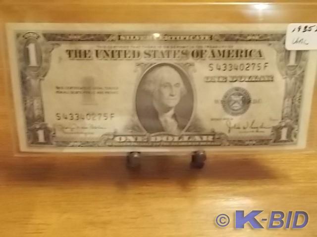 US Silver Certificate 1935 D UNC