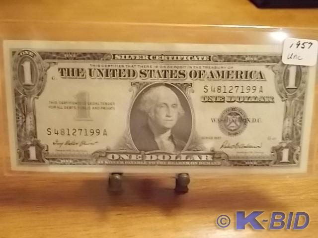 US SIlver Certificate 1957 UNC