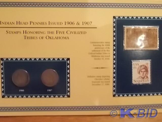 Commemorative Set Of Indian Head Pe...