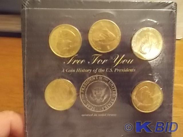 Set Of 5-Presidential Coins