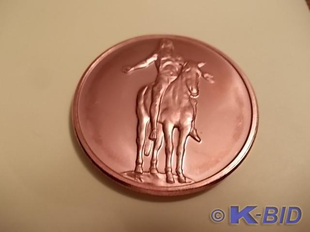 1-Ounce Copper Round .999 Fine