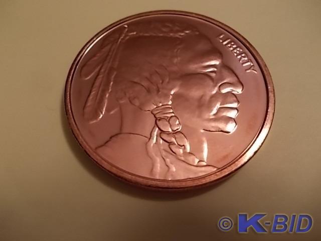 1-Ounce Copper Round .999 Fine