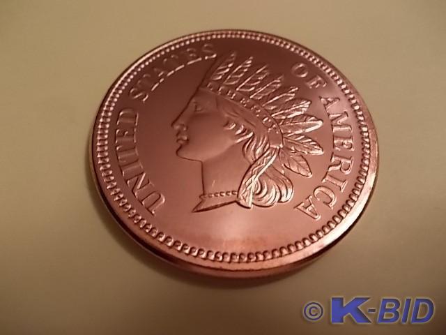 1-Ounce Copper Round .999 Fine