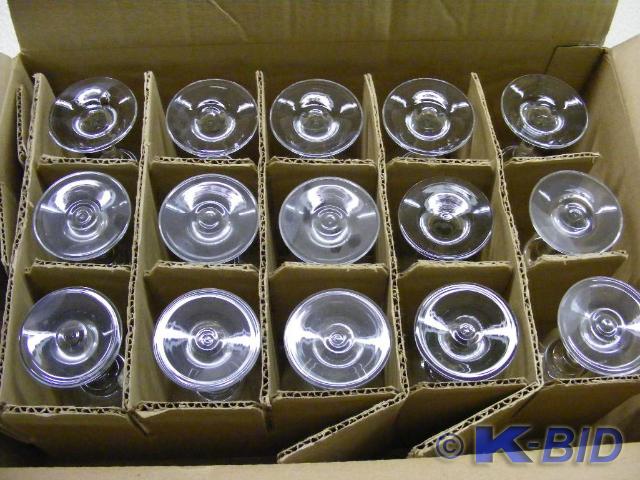 Set of 15 wine glasses